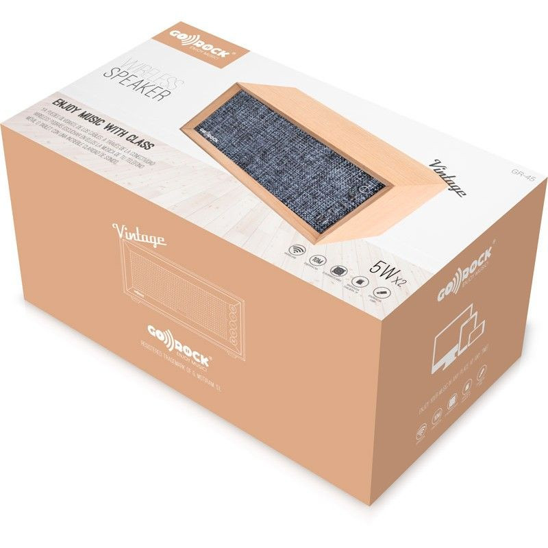 Thulos Altavoz Portátil BLUETOOTH 3.0 5W*2. GO-ROCK GR-45