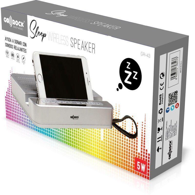 Thulos Altavoz Portátil BLUETOOTH 3.0 Soporte Teléfono Con Función Ayuda A Dormir 5W. GO-ROCK GR-43