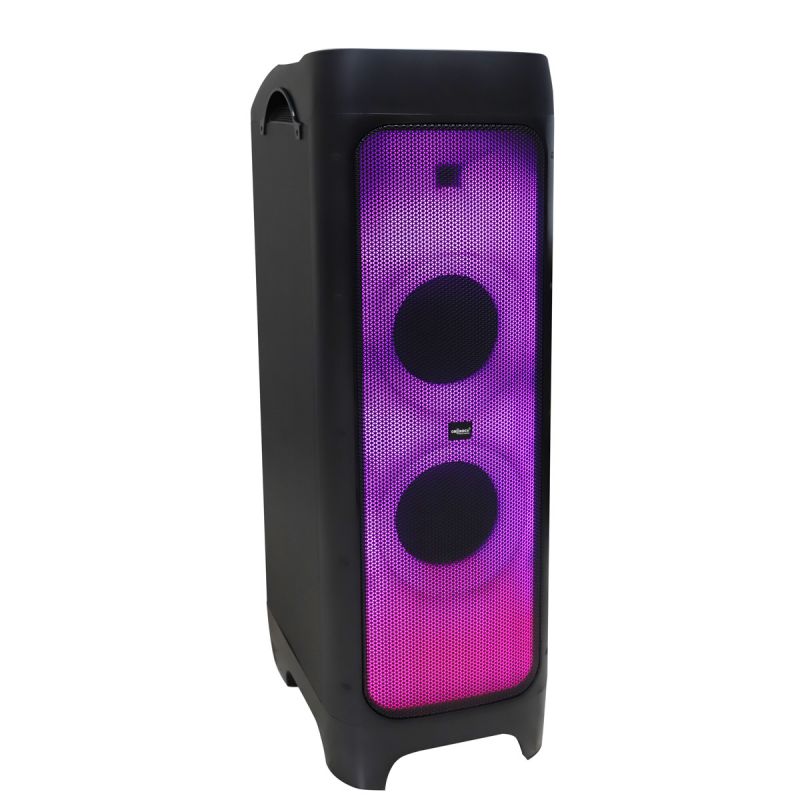 Thulos Altavoz Torre TWS Karaoke 500w Incluye Mando A Distancia Y 2 Micrófonos Inalámbricos. GO-ROCK GR-717