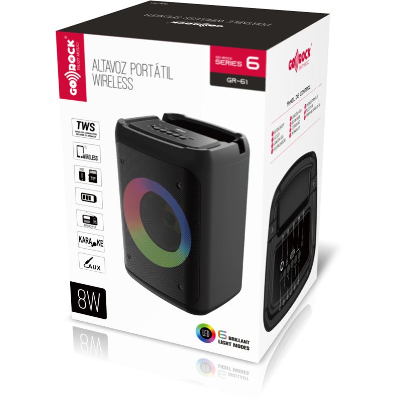 Thulos Altavoz TWS Función KARAOKE 8W. GO-ROCK GR-61