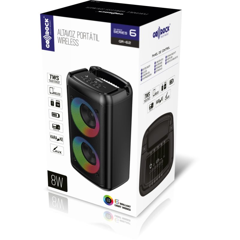 Thulos Altavoz TWS Función KARAOKE 8W. GO-ROCK GR-62