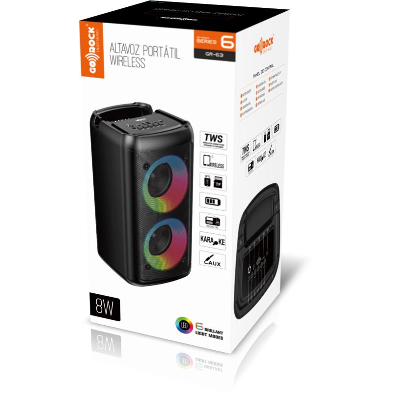 Thulos Altavoz TWS Función KARAOKE 8W. GO-ROCK GR-63