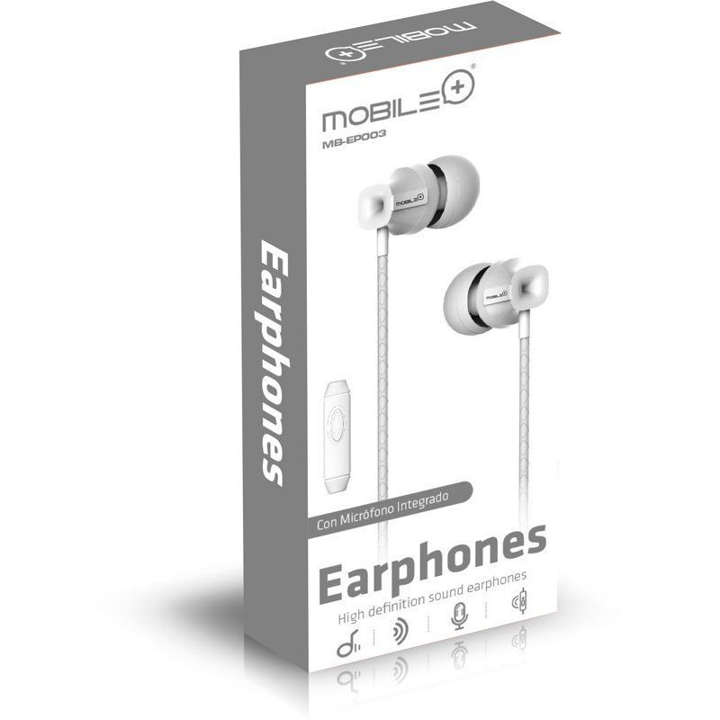 Thulos Auriculares Con Micrófono Incorporado Cable 1.2 M. MOBILE+ MB-EP003