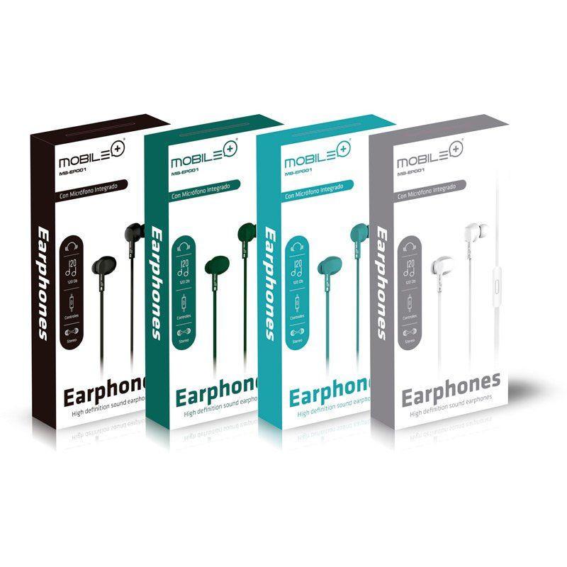 Thulos Auriculares Con Micrófono Incorporado Cable 1.2 M. MOBILE+ MB-EP001