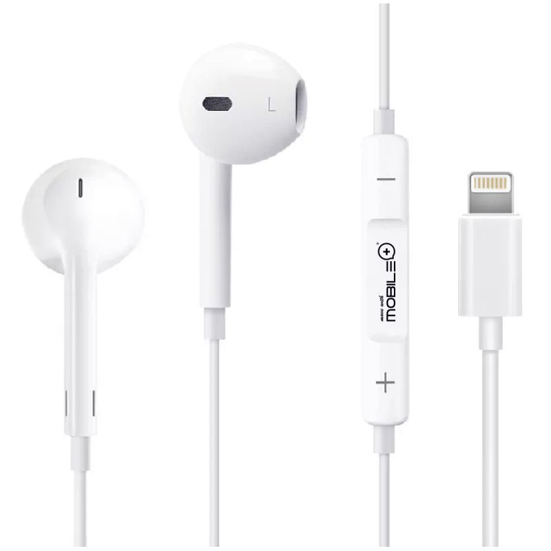 thulos Auriculares estéreo Lightning cable 1.2 m micrófono incorporado. MOBILE+ MB-EP012