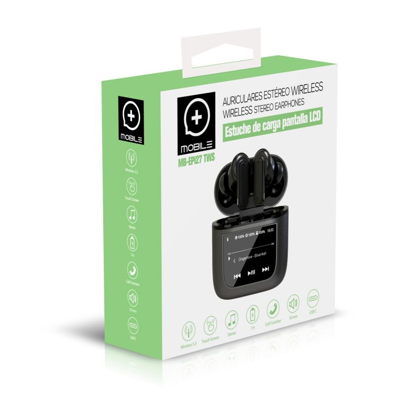 Thulos Auriculares Estéreo Wireless. MOBILE+ MB-EPi27