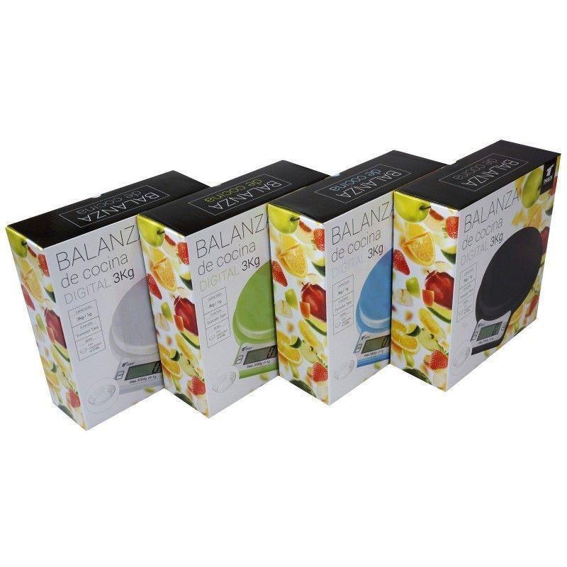 Thulos Balanza De Cocina Digital Capacidad 3Kg. THULOS TH-DS8022