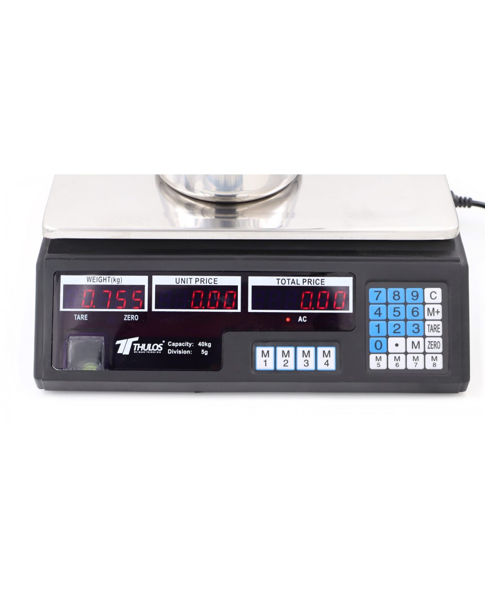 Thulos Balanza Digital Electrónica 40kg De Capacidad. Thulos TH-BD40