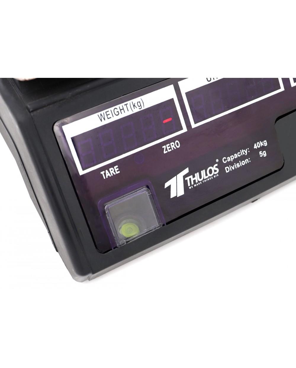 Thulos Balanza Digital Electrónica 40kg De Capacidad. Thulos TH-BD40