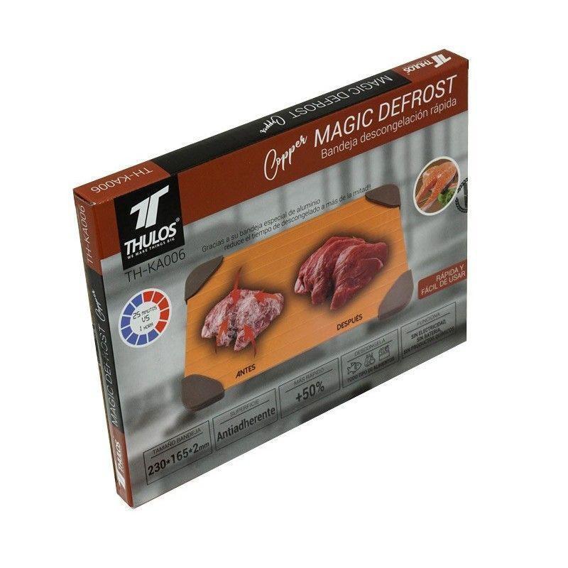 Thulos Bandeja De Descongelación Rápida De Aluminio Con Exterior Infundido Con Cobre. THULOS TH-KA006
