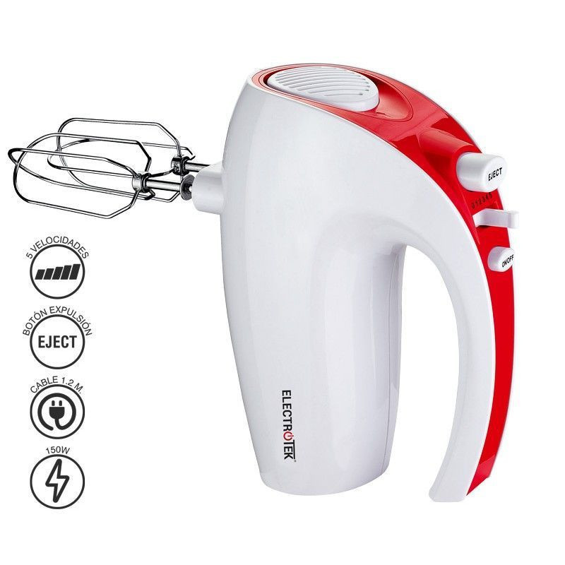 thulos Batidora-Amasadora de 5 velocidades 150W. ELECTROTEK ET-BA150