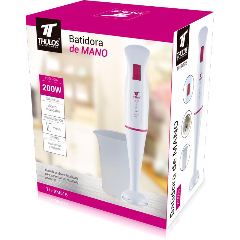Thulos Batidora De Varilla 200W Cuchilla De Acero Inoxidable. THULOS TH-BM516