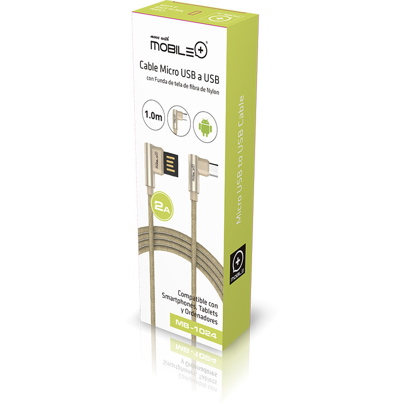 Thulos Cable De Datos Y Carga Micro USB A USB. MOBILE+ MB-1024
