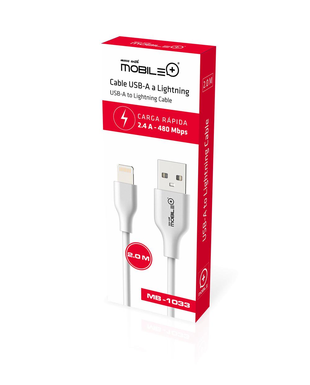 Thulos Cable USB-A A LIGHTNING Cable 2.0m. MOBILE+ MB-1033