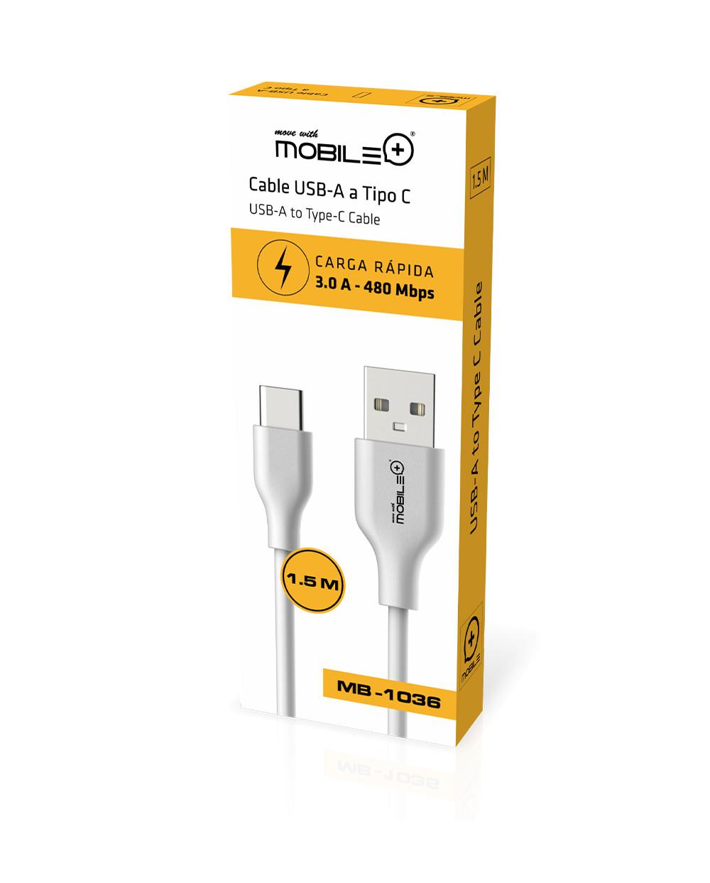 Thulos Cable USB-A A Tipo-C Cable 1.5m. MOBILE+ MB-1036