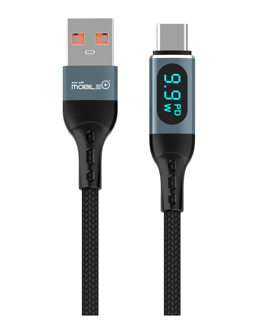 thulos Cable USB-A a USB Tipo-C longitud cable: 1 m. Carga Rápida (Hasta 5A). MOBILE+ MB-1028
