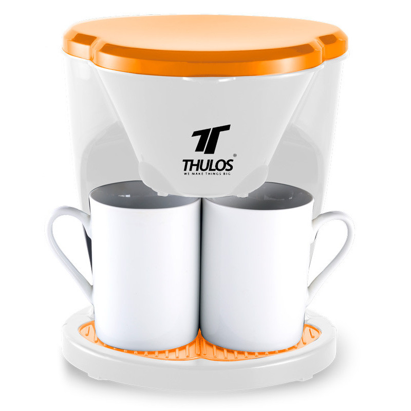 thulos Cafetera eléctrica con dos tazas 450W. THULOS TH-CM03 thulos Cafetera eléctrica con dos tazas 450W. THULOS TH-CM03