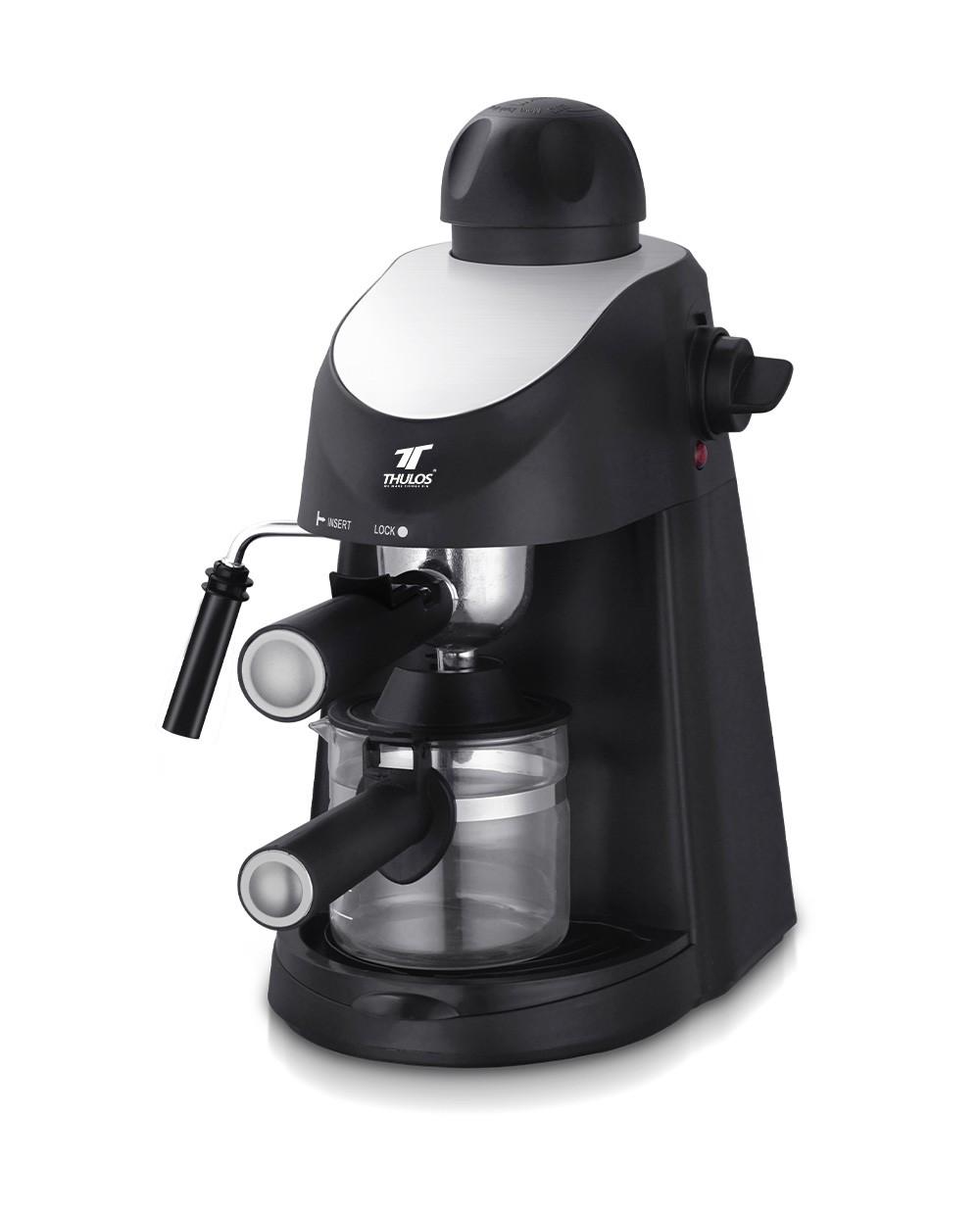 Thulos Cafetera Espresso 240ml 4 Tazas Jarra Cristal ERP. THULOS TH-CM05