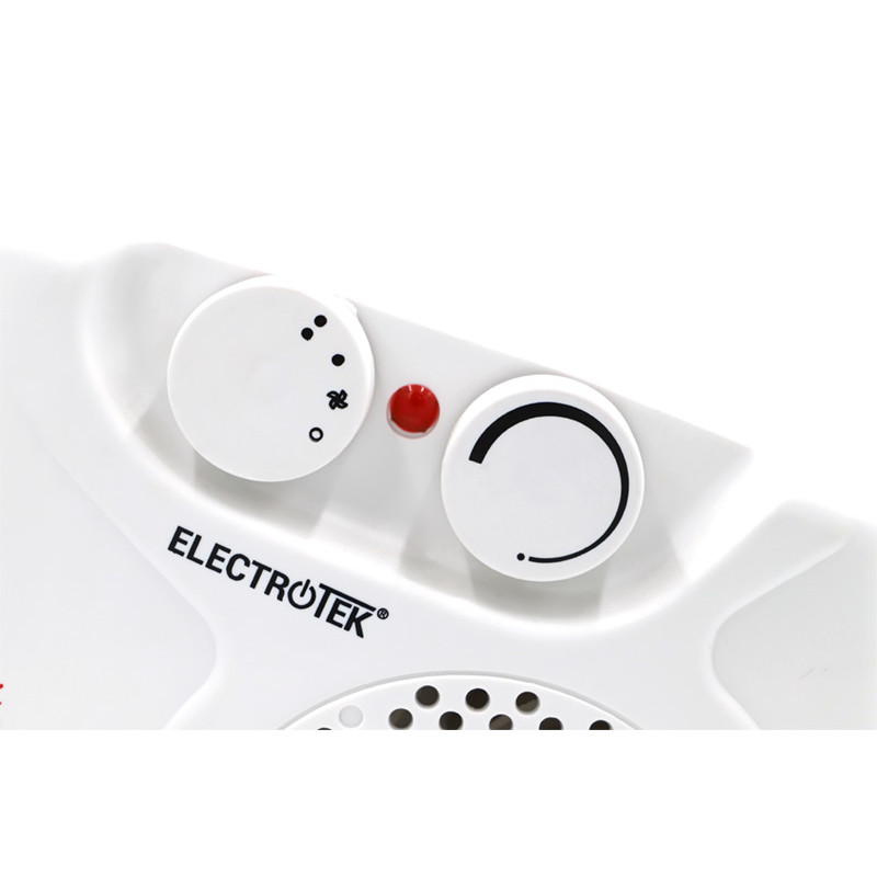 Thulos Calefactor Eléctrico 2 Ajustes De Temperatura 1000/2000W. ELECTROTEK ET-TV05