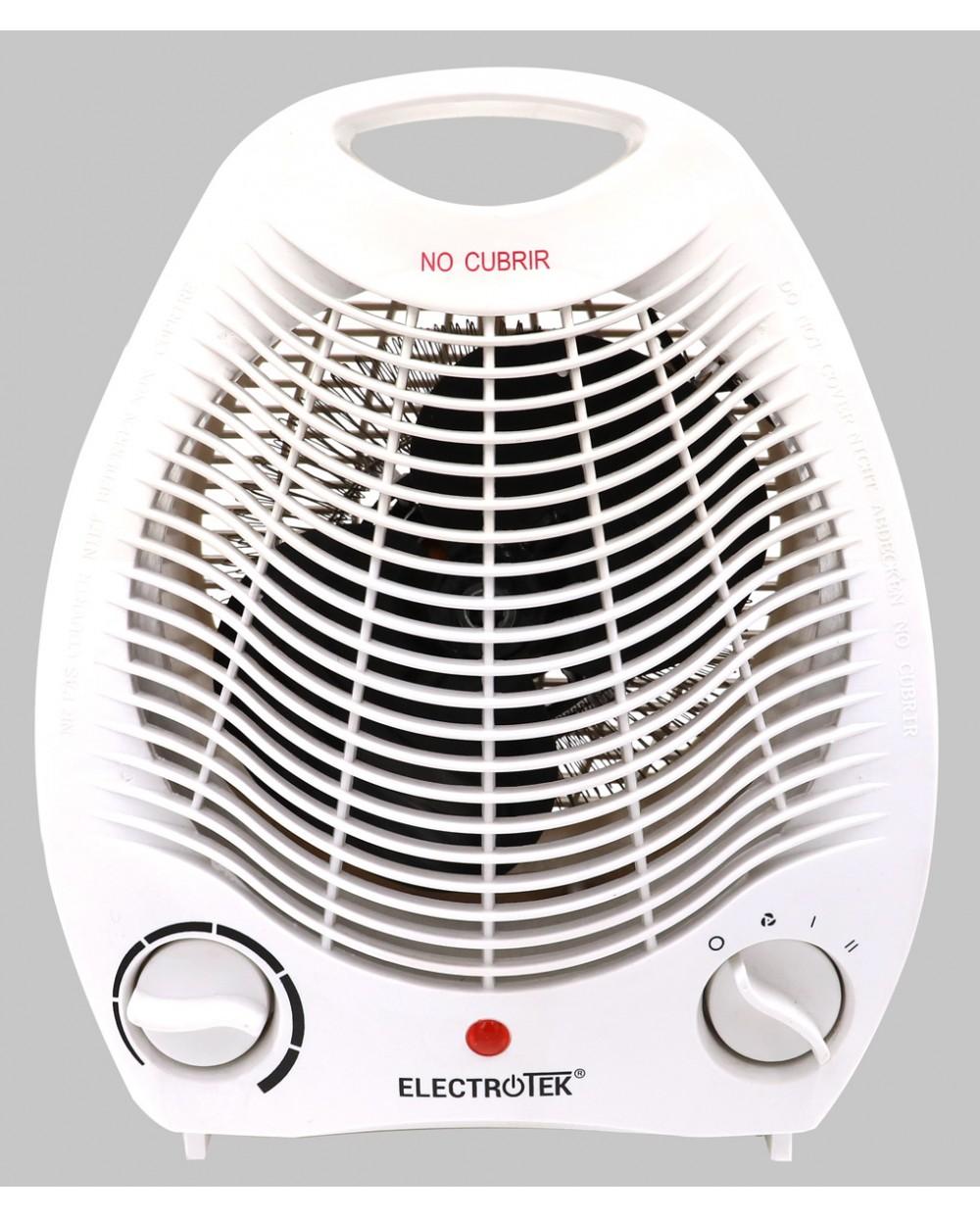 thulos Calefactor eléctrico 2 ajustes de temperatura 1000/2000W. ELECTROTEK ET-TV06