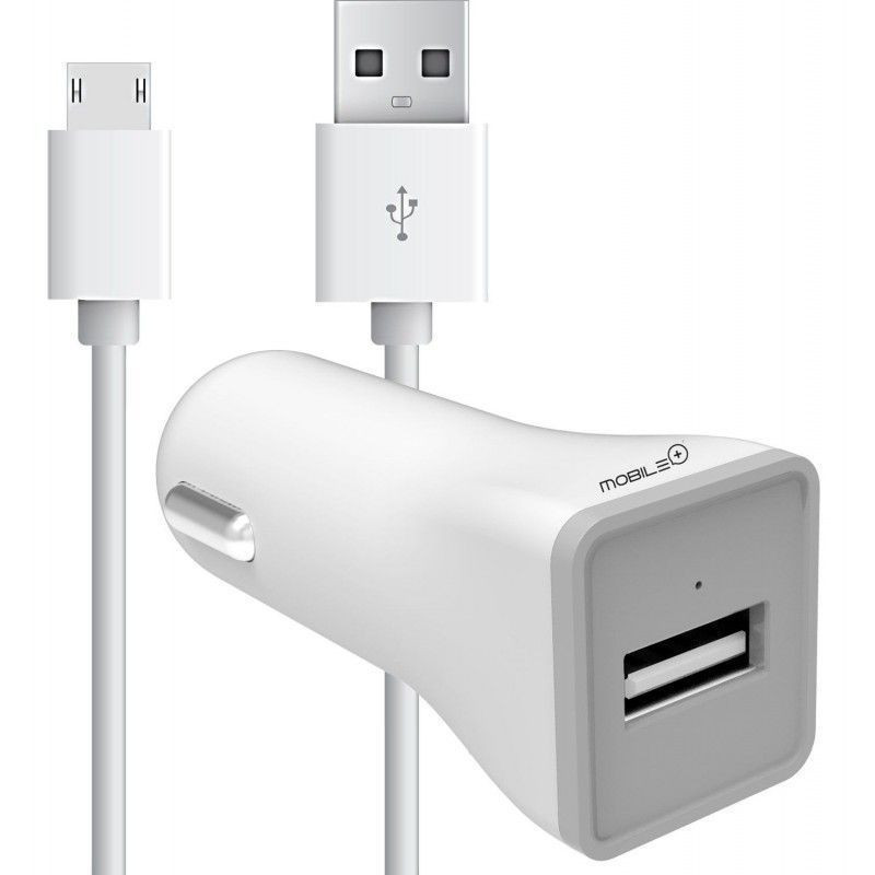 thulos Cargador para coche compatible con Smartphones 1A + cable microUSB 1 metro. MOBILE+ MB-1009