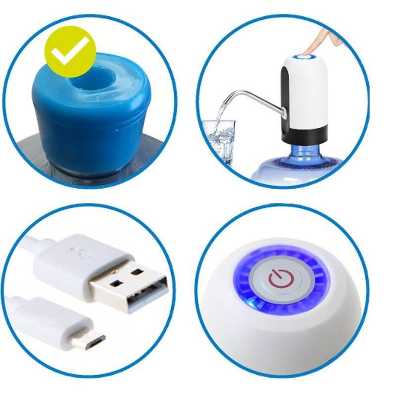 Thulos Dispensador De Agua Eléctrico Carga USB. THULOS TH-DL110