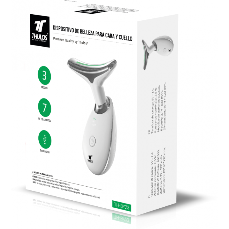 Thulos Dispositivo De Belleza Para Cara Cuello. THULOS TH-BY23