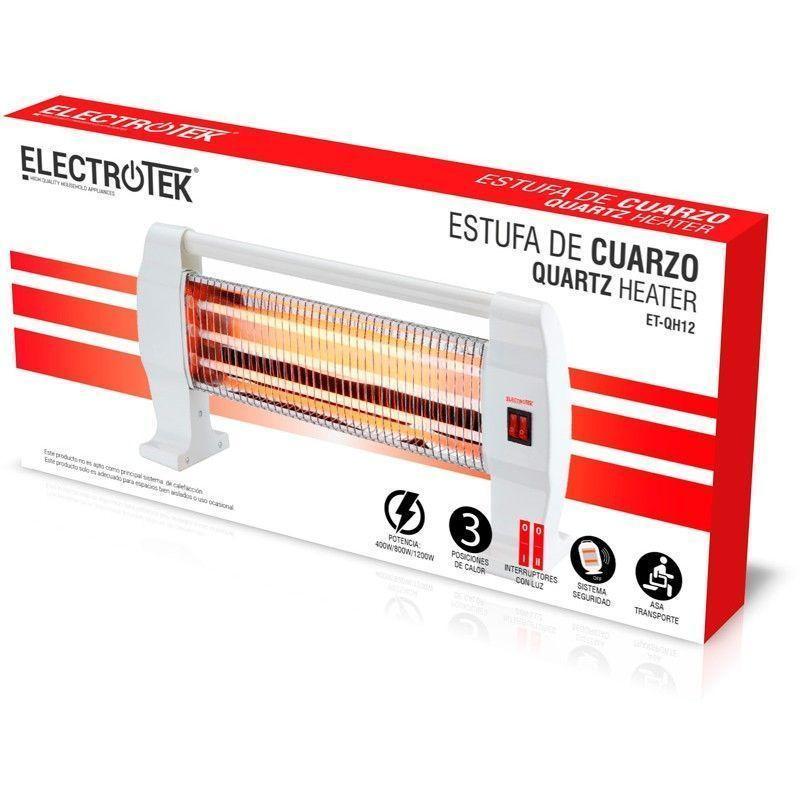 Thulos Estufa De Cuarzo 3 Ajustes De Temperatura. ELECTROTEK ET-QH12