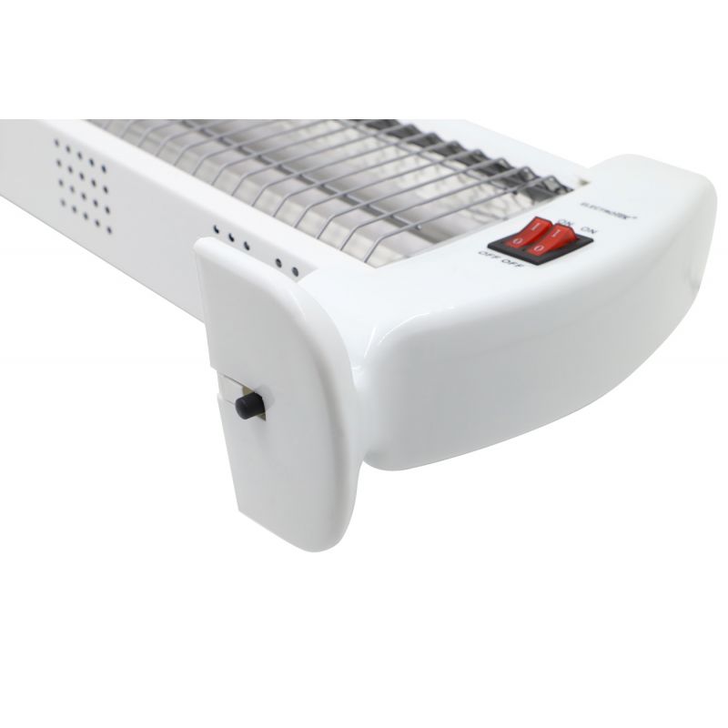 Thulos Estufa De Cuarzo 3 Ajustes De Temperatura Sistema De Seguridad En Caso De Vuelco Accidental. ELECTROTEK ET-QH14