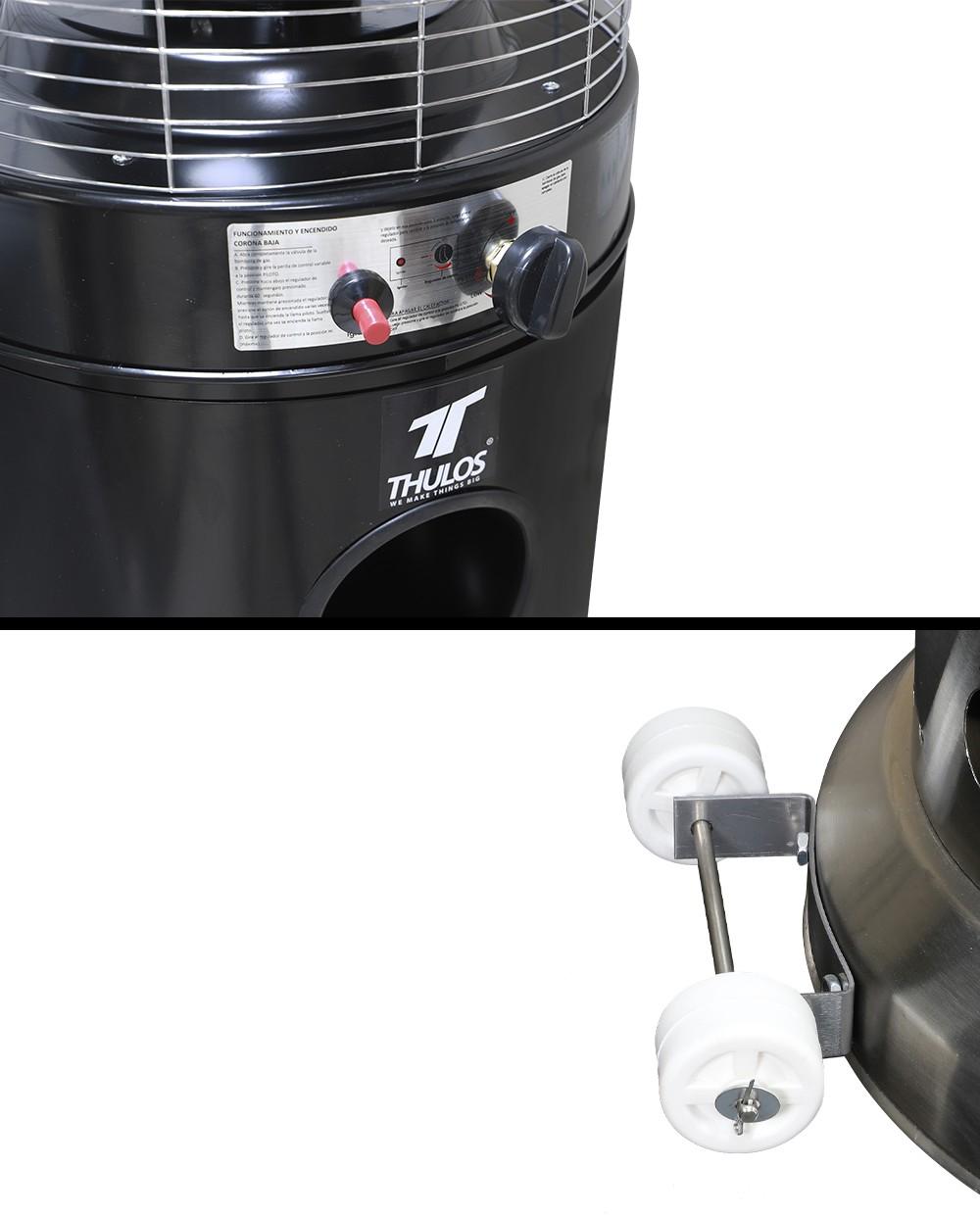 Thulos Estufa De Exterior Ideal Para: Terrazas Jardines Patios. THULOS TH-EXT12