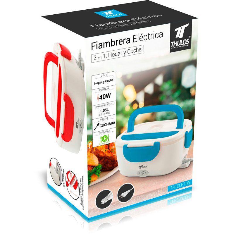 Thulos Fiambrera Eléctrica 2 En 1: Hogar Y Coche. THULOS TH-ELB106
