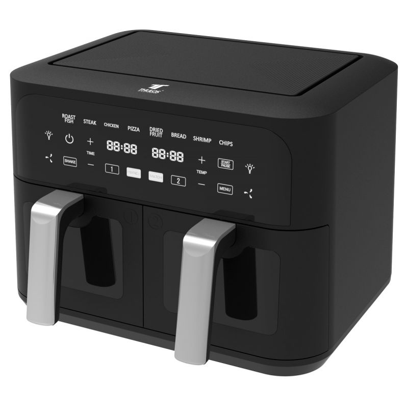 thulos Freidora de aire dual capacidad: 4.5+4.5L. THULOS TH-FR4545