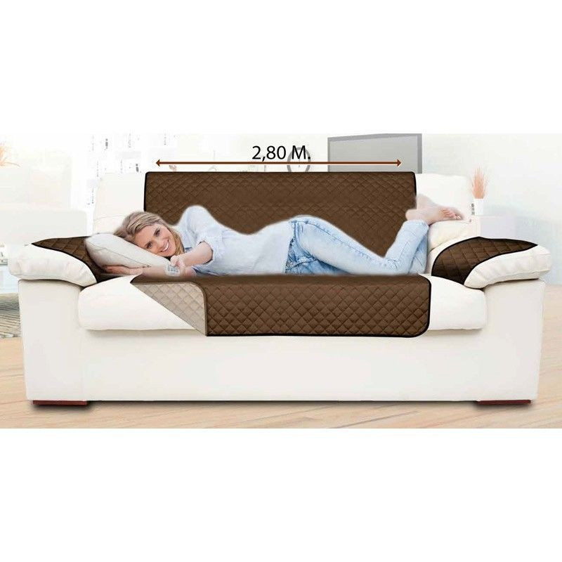 thulos Funda protectora de sofá (3 plazas) reversible 2.80*1.75 m. THULOS TH-HW003