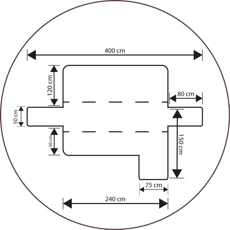 Thulos Funda Protectora De Sofá Chaise Longue. THULOS TH-HW007