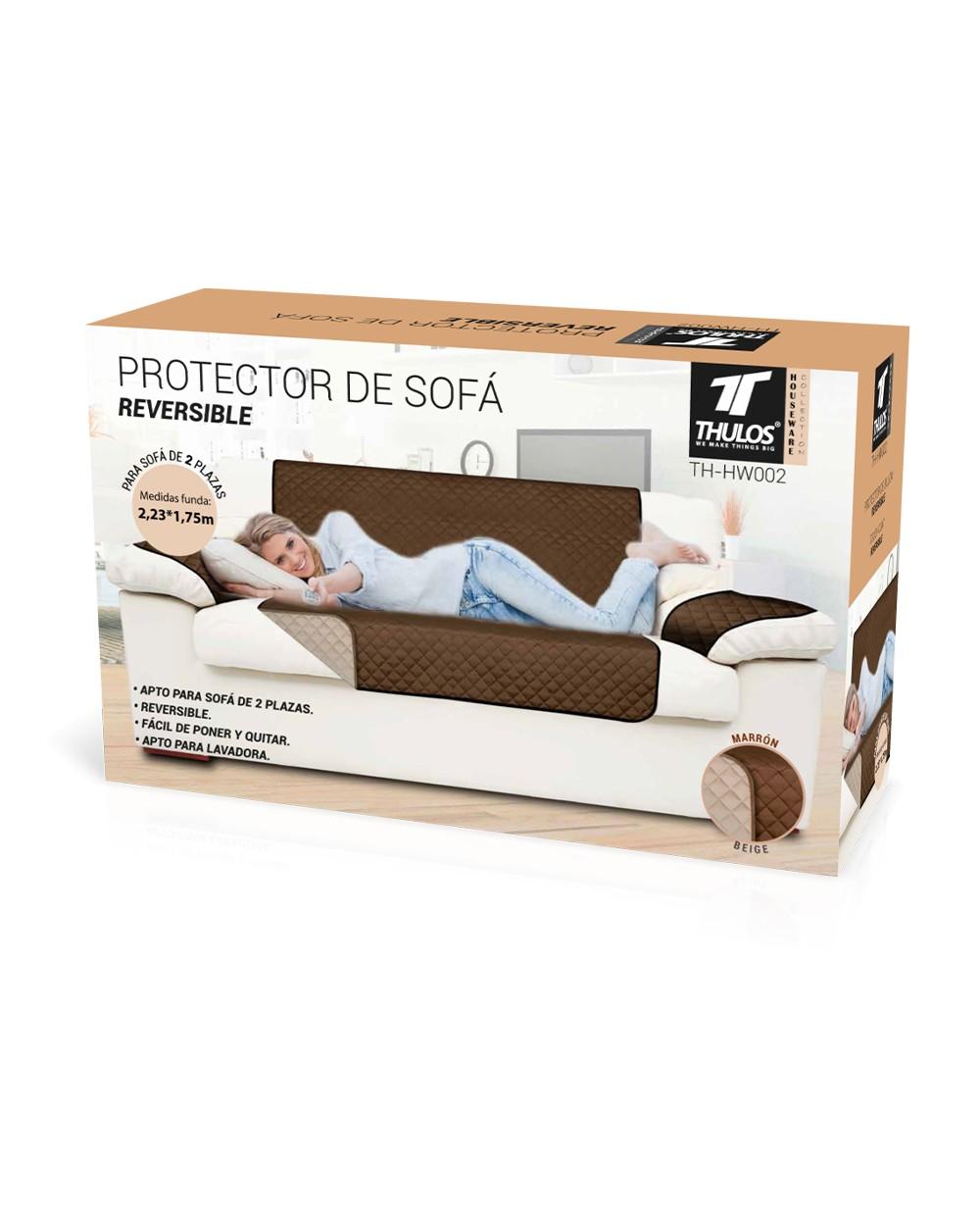 Thulos Funda Protectora De Sofa Reversible 2.23m. THULOS TH-HW002
