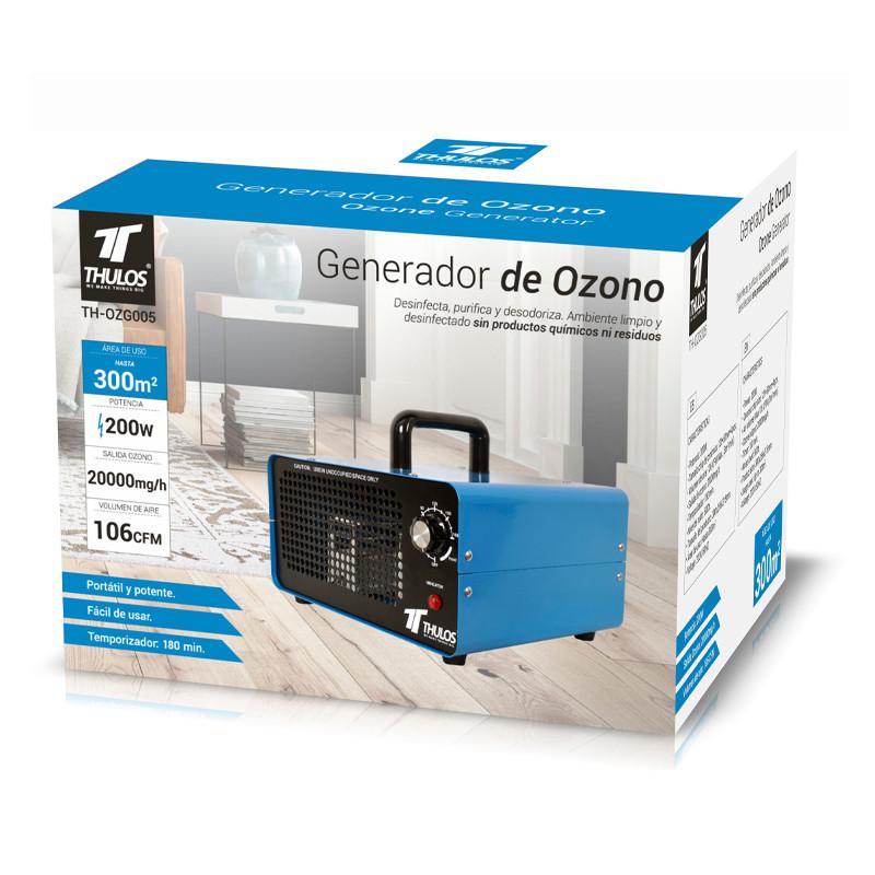 Thulos Generador De Ozono 200W Área: 300m2. THULOS TH-OZG005