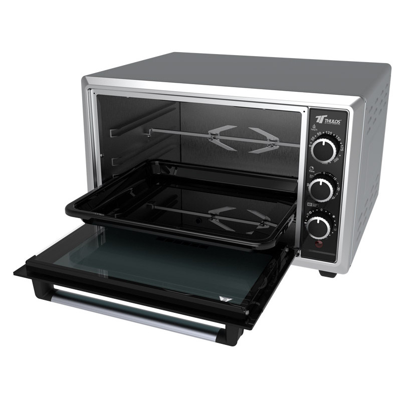 Thulos Horno Eléctrico De Convección Y Función Rustipollo 34 Litros. THULOS TH-HE34L