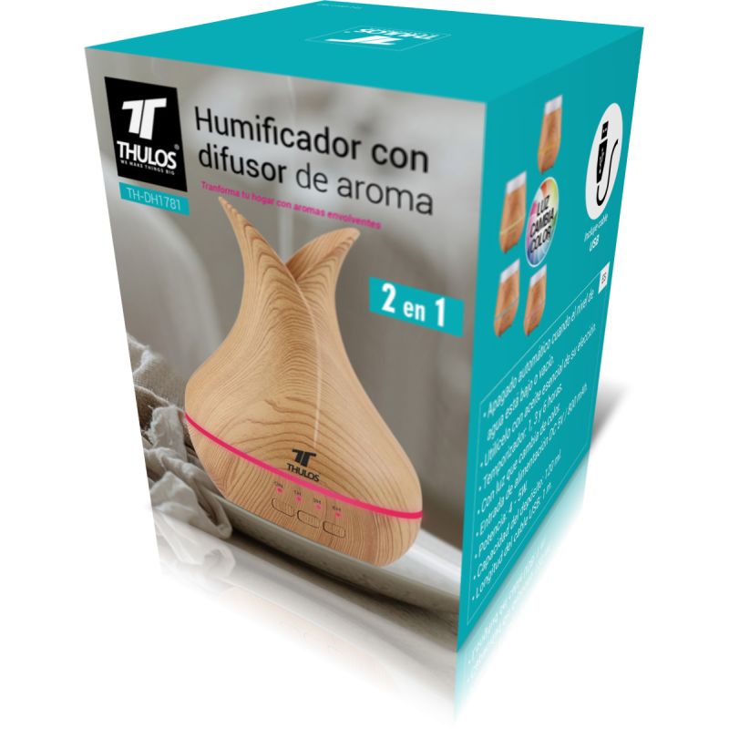 Thulos Humidificador Con Difusor De Aroma. THULOS TH-DH1781