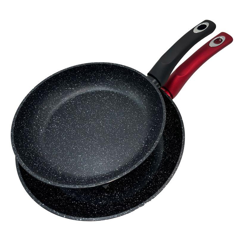 Thulos Juego De 2 Sartenes De Aluminio Tamaños: Ø22 Ø26 Cm. THULOS TH-FPS38 COIMBRA