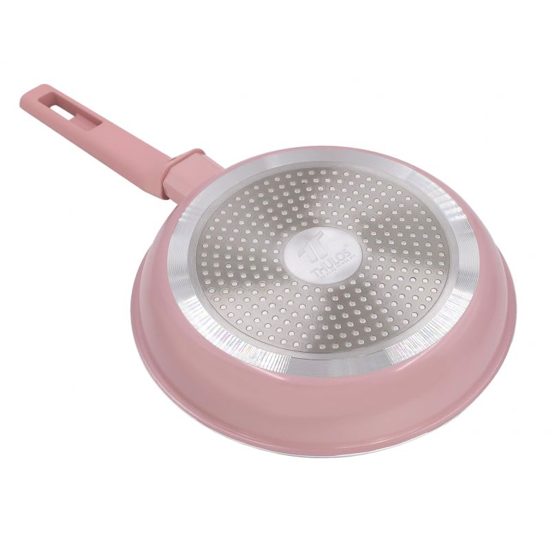 Thulos Juego De 3 Sartenes De Aluminio Tamaños: Ø20 Ø24 Ø28 Cm. THULOS TH-FPS347 STRAWBERRY