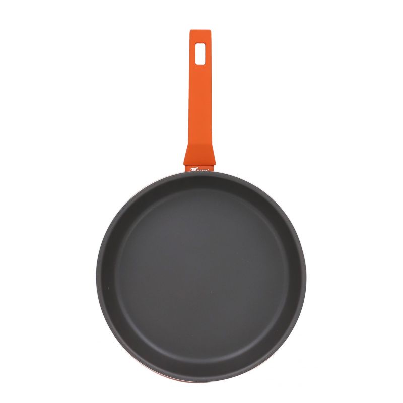 Thulos Juego De 3 Sartenes De Aluminio Tamaños: Ø20 Ø24 Ø28 Cm. THULOS TH-FPS346 APRICOT