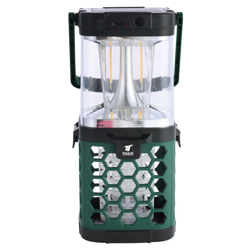 thulos Lámpara de camping con función de carga solar y antimosquitos. THULOS TH-OA4007