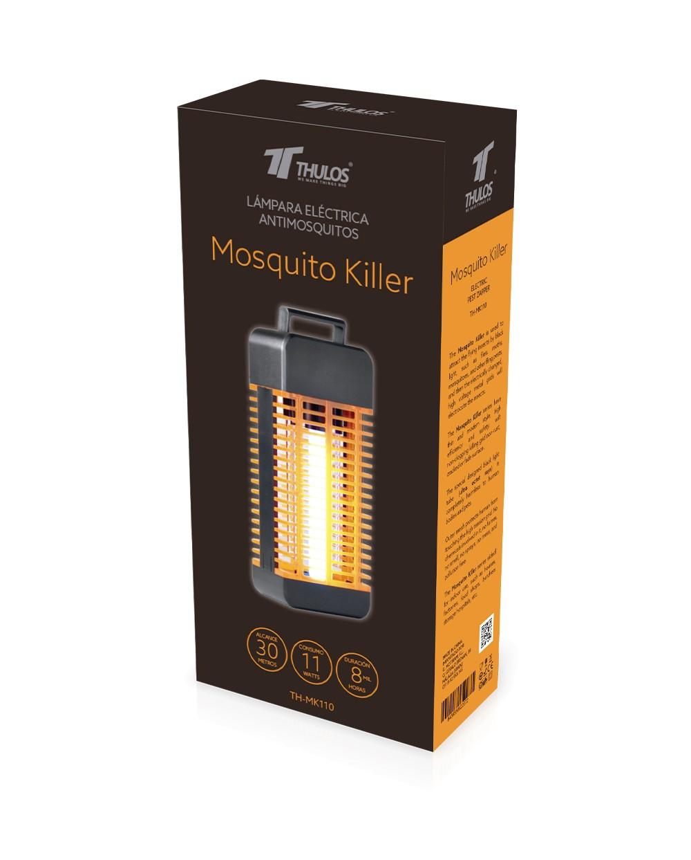 Thulos Lámpara Mata Mosquitos Alcance 30 Metros. THULOS TH-MK110