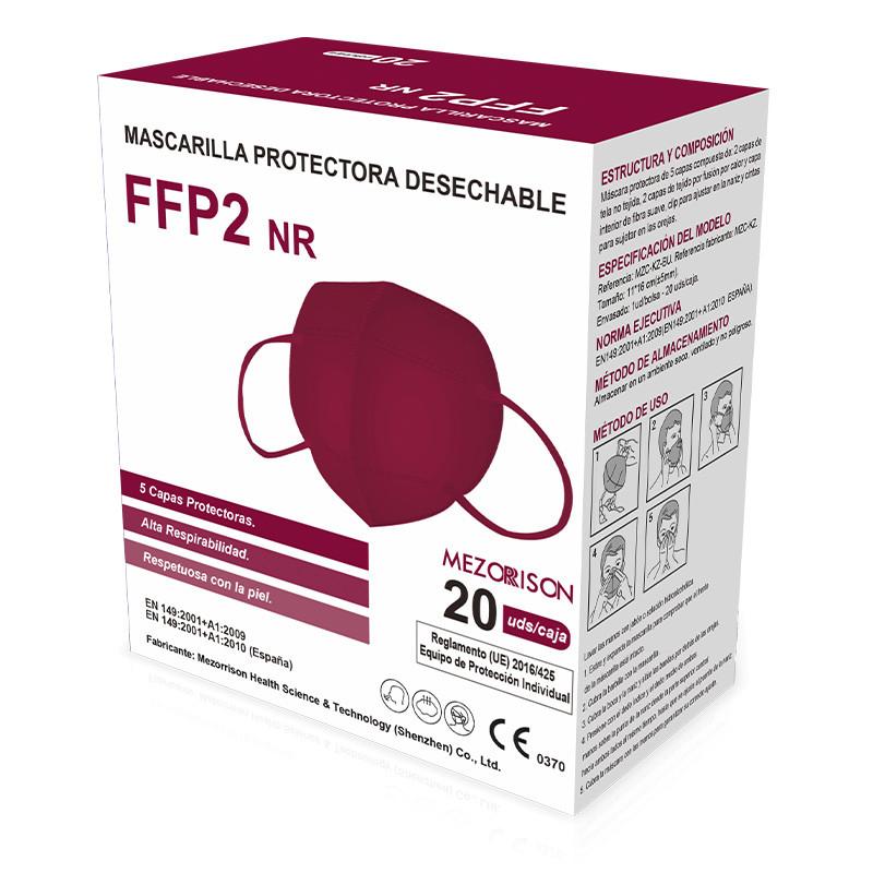 Thulos Mascarilla Protectora Desechable FFP2. 4 COLORES (20 Unidades/caja) THULOS MZC-KZ