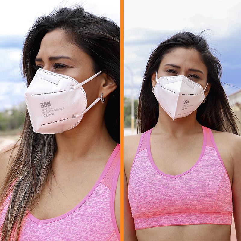 Thulos Mascarilla Protectora Desechable FFP2 NR (20 Unidades/caja). THULOS BQN-KZ-F001