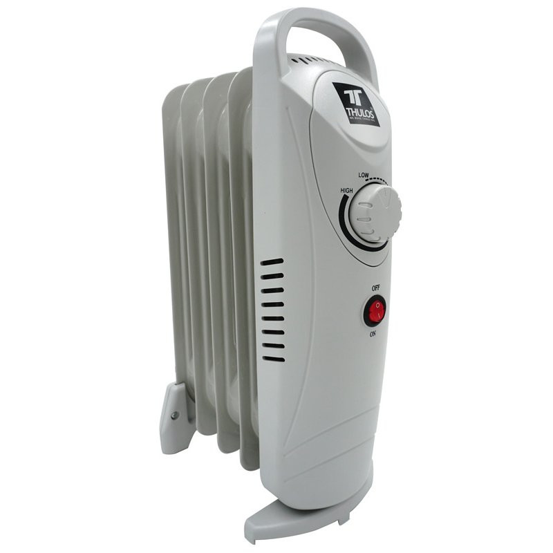 thulos Mini Radiador de aceite de 5 elementos de calor. Potencia: 500W. THULOS TH-RAC502