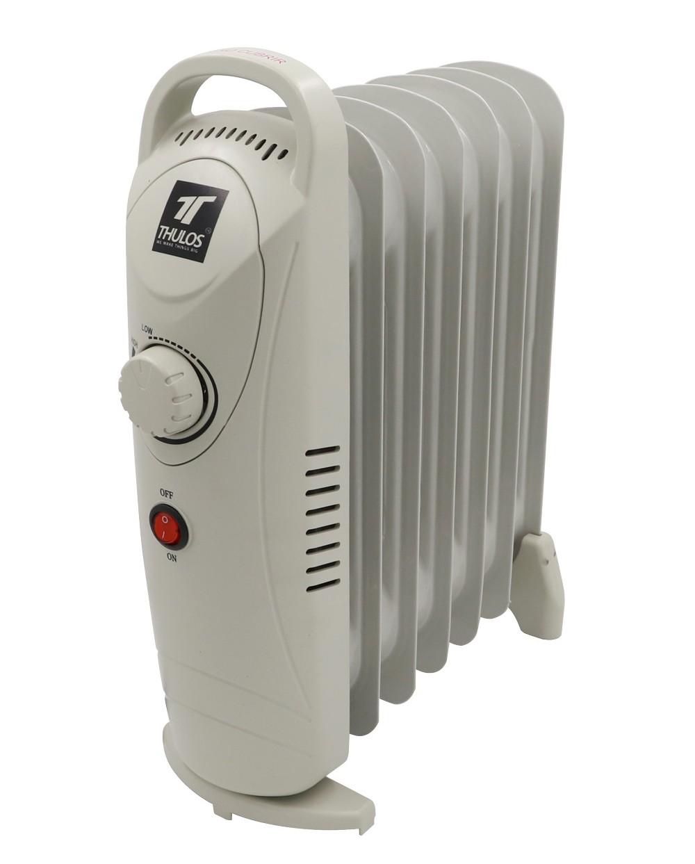 thulos Mini Radiador de Aceite de 7 elementos de calor. Potencia: 700W. THULOS TH-RAC700
