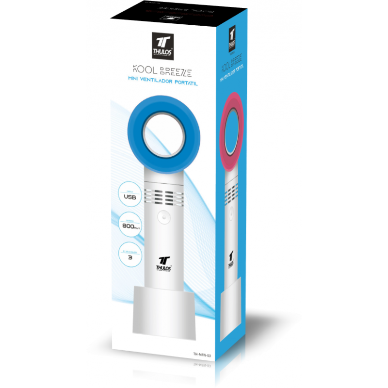 Thulos Mini Ventilador Portátil. THULOS KOOL BREEZE TH-MFN-03