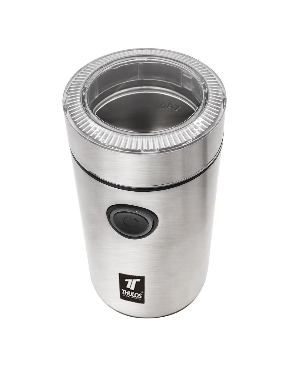 Thulos Molinillo De Café De Acero Inoxidable. Capacidad: 40 Gr. THULOS TH-MC40SS