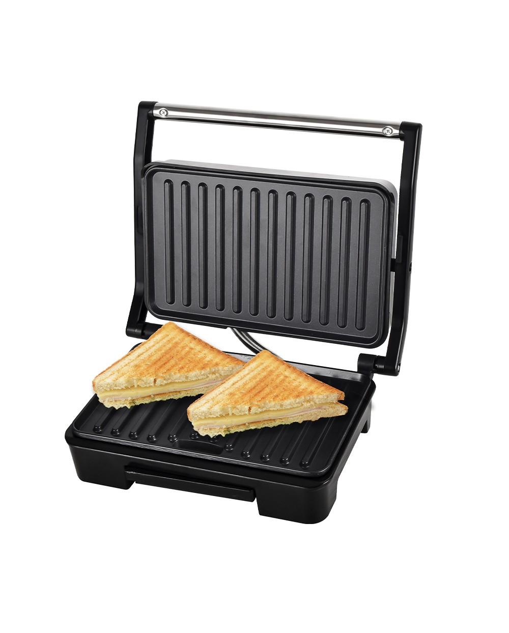 thulos Panini Grill 850W apertura 90º. THULOS TH-GP206